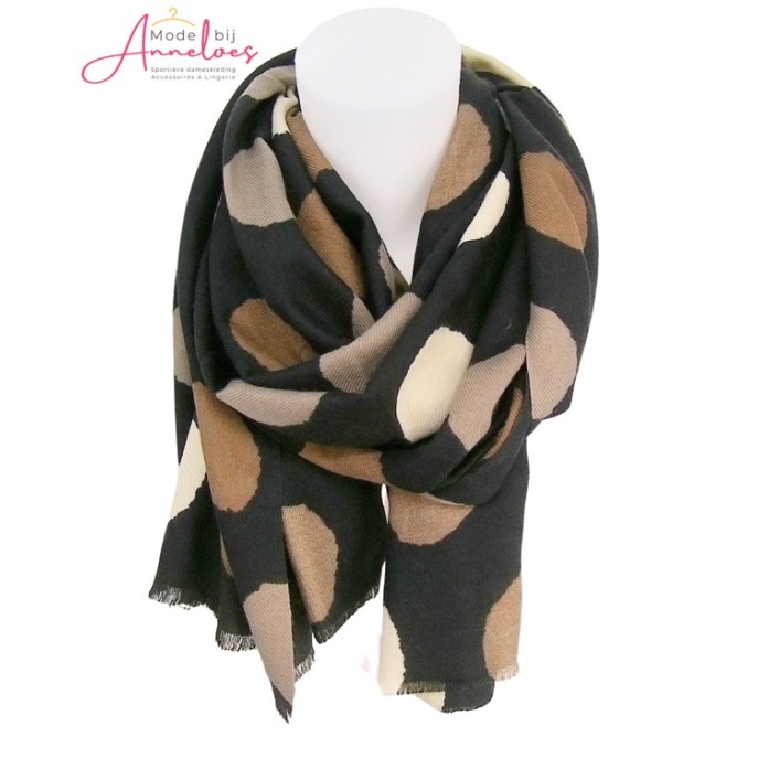 I'm Dutch Sjaal Groot Bollen Pashmina Zwart I'm Dutch Sjaal Groot Bollen Pashmina Zwart